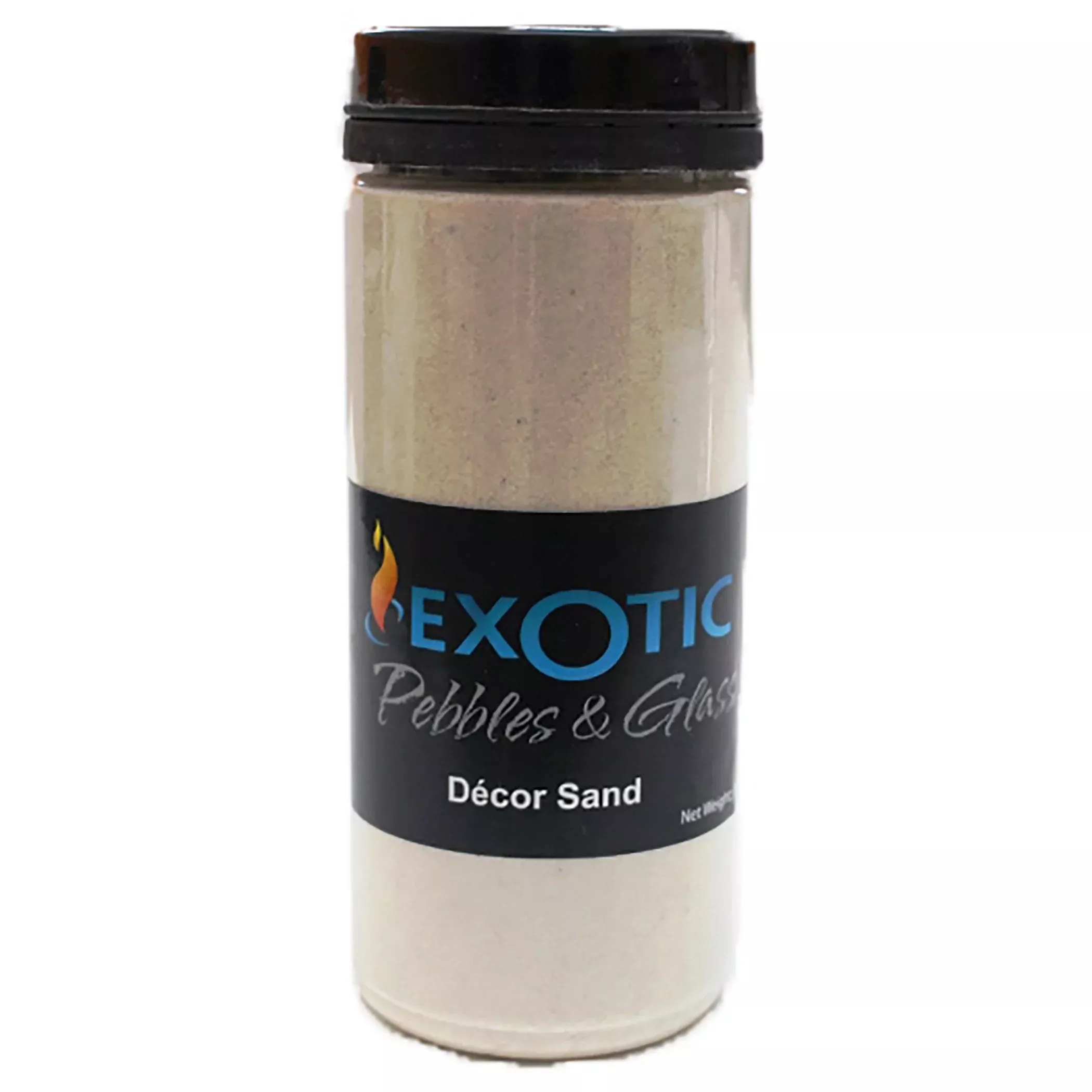 Exotic Pebbles Decorative Sand - 1.5lb Jar - Sand - White - Granules