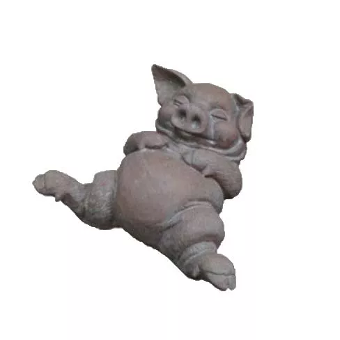 Face Up Pig Statue