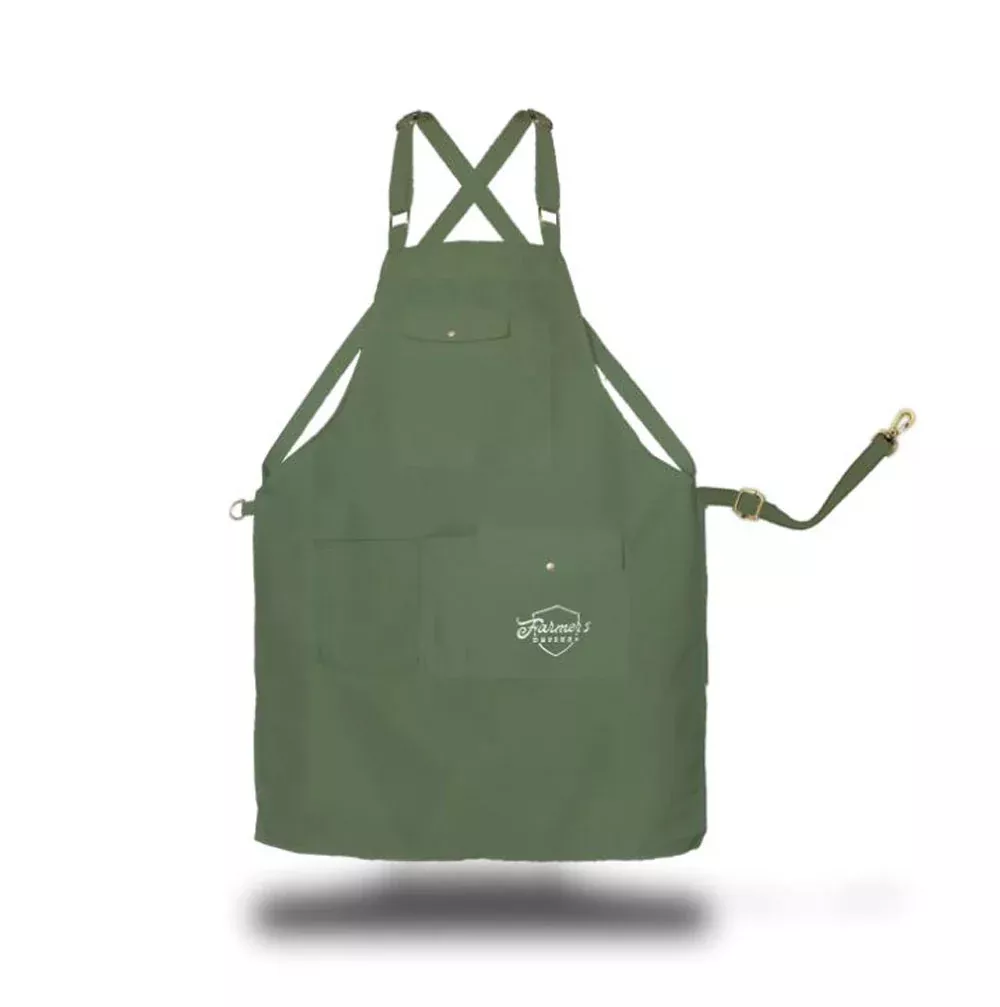 Farmers Defense, Work Apron, Green