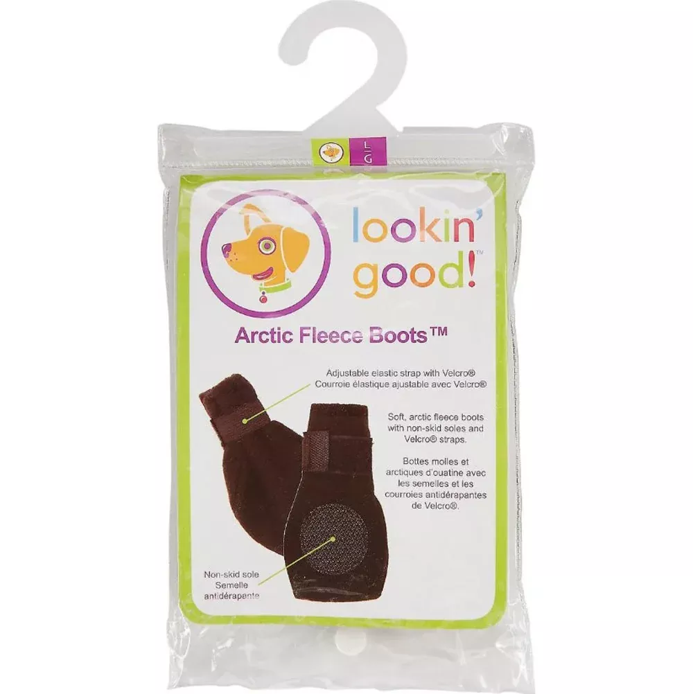 Fashion Pet, Boots w/PVC Sole, Small