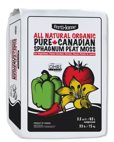 Fertilome Peat Moss 2.2 Cubic Feet Compressed