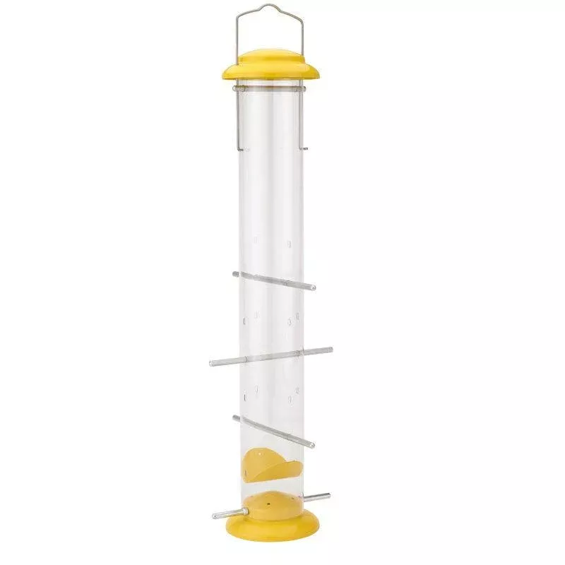 Finch Tube Feeder in Yellow, 19"