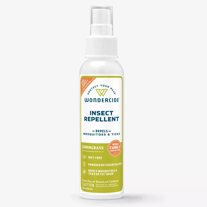 Flea & Tick Spray, Lemongrass, 4oz.