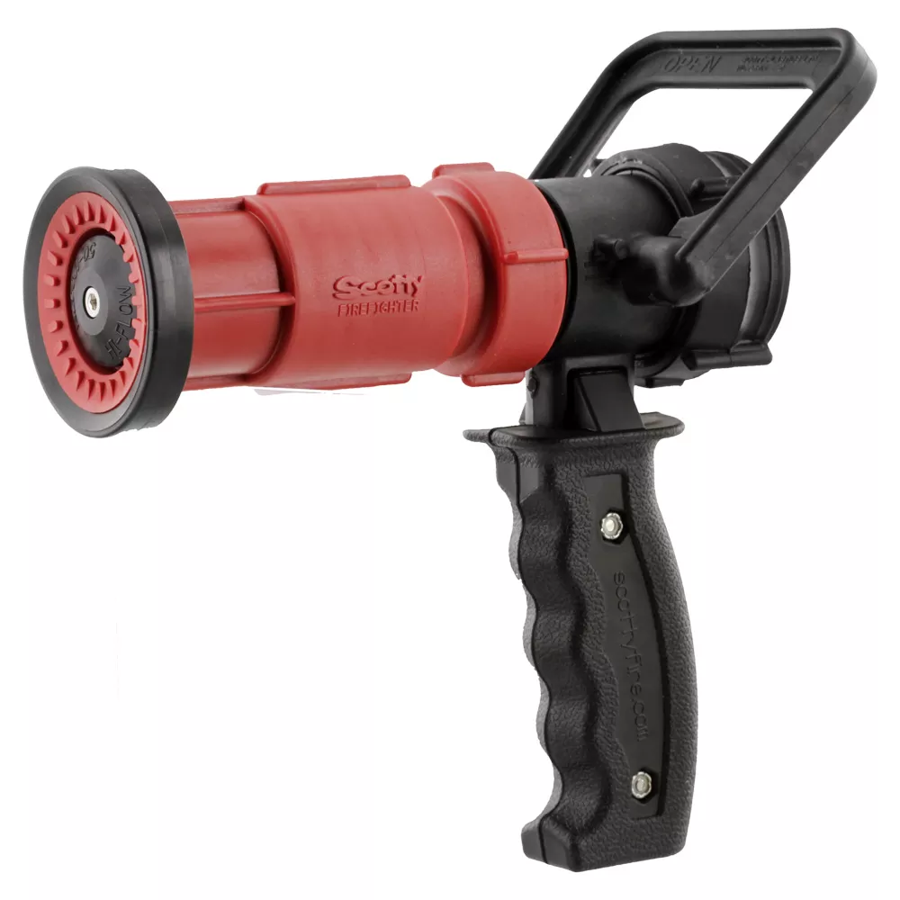 Foam Fog / Straight Stream Nozzle with D-Handle Shut-Off