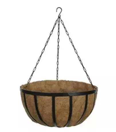 Forge Hanging Basket with Coco Liner