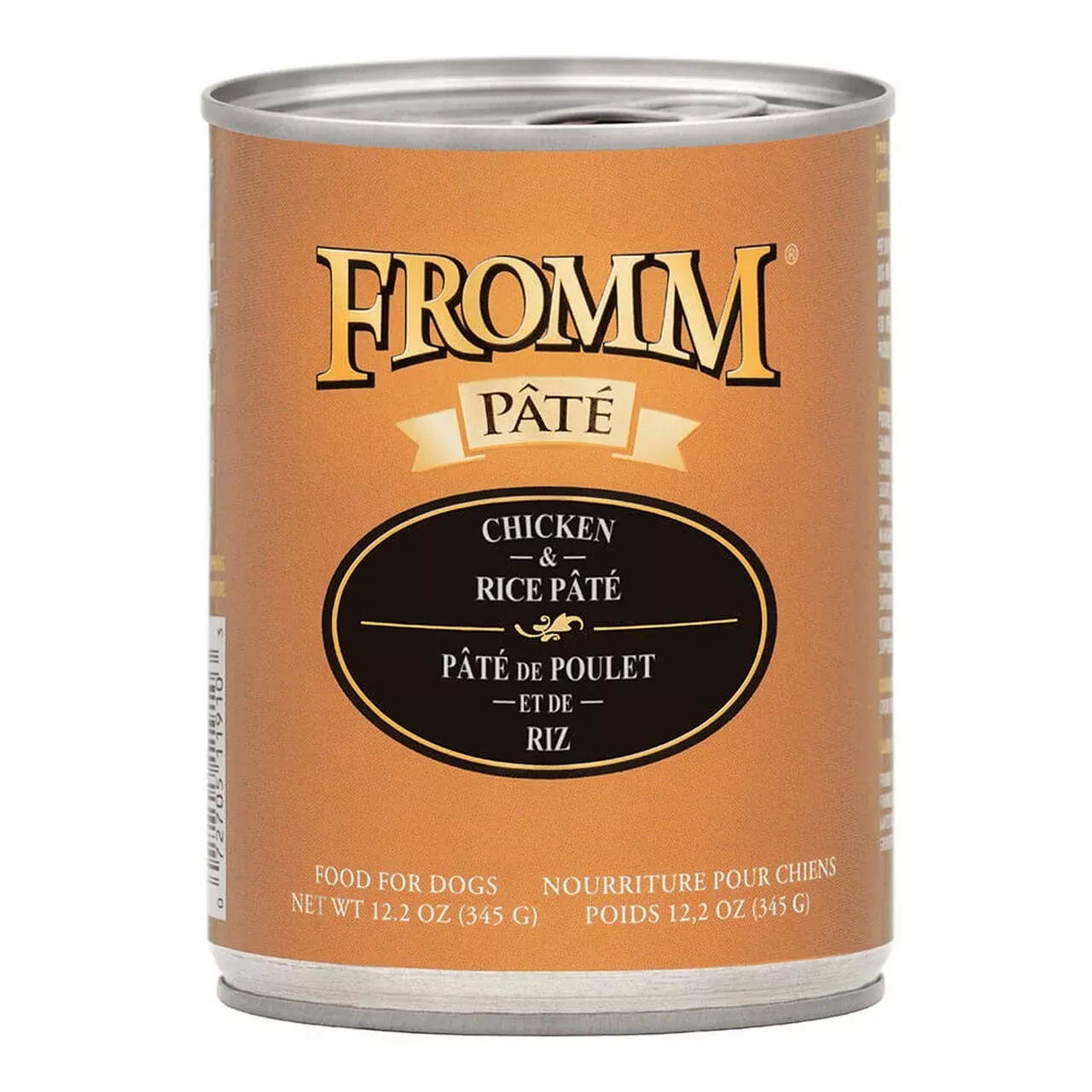 Fromm Chicken & Rice Pâté Canned Dog Food, 12.2 oz.