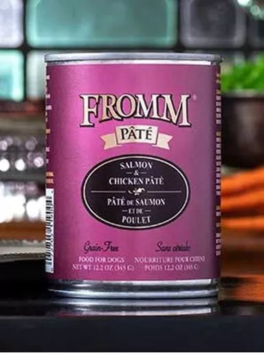Fromm Dog Can Salmon & Chicken Pate 12.2 oz