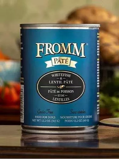 Fromm Dog Can Whitefish Lentil Pate 12.2oz