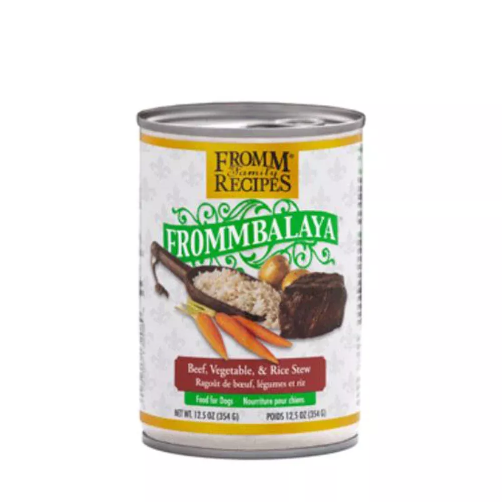 Fromm, Frommbalaya Beef, Vegetable, & Rice, 12.5 oz. Can