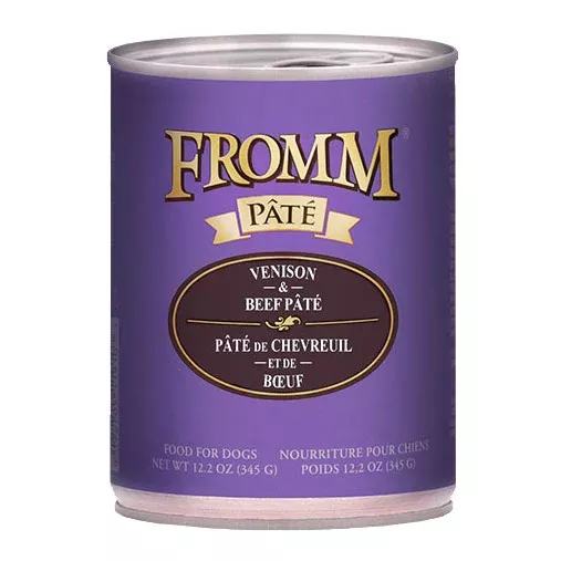 Fromm Venison & Beef Pâté Canned Dog Food, 12.2 oz.