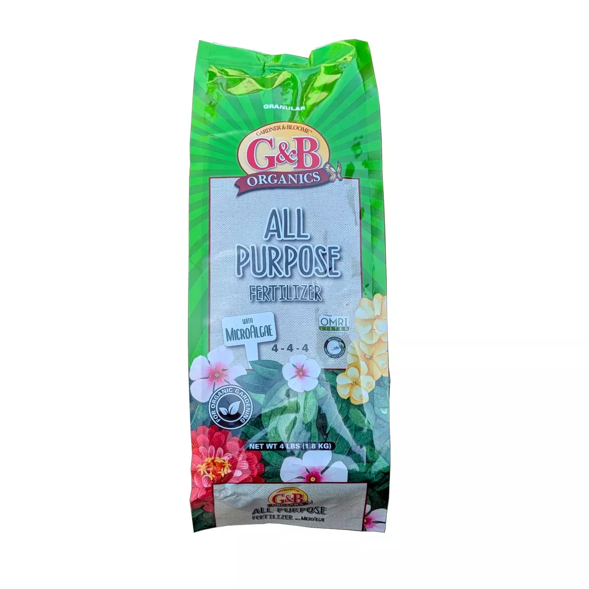 G&B Organics - All Purpose Fertilizer w/ Micro Algae (4-4-4)