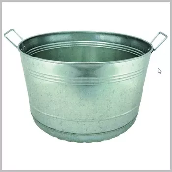 Galvanized Bushel Tub 8 Gal.