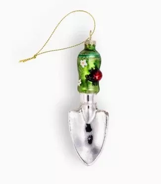 Garden Spade Glass Ornament