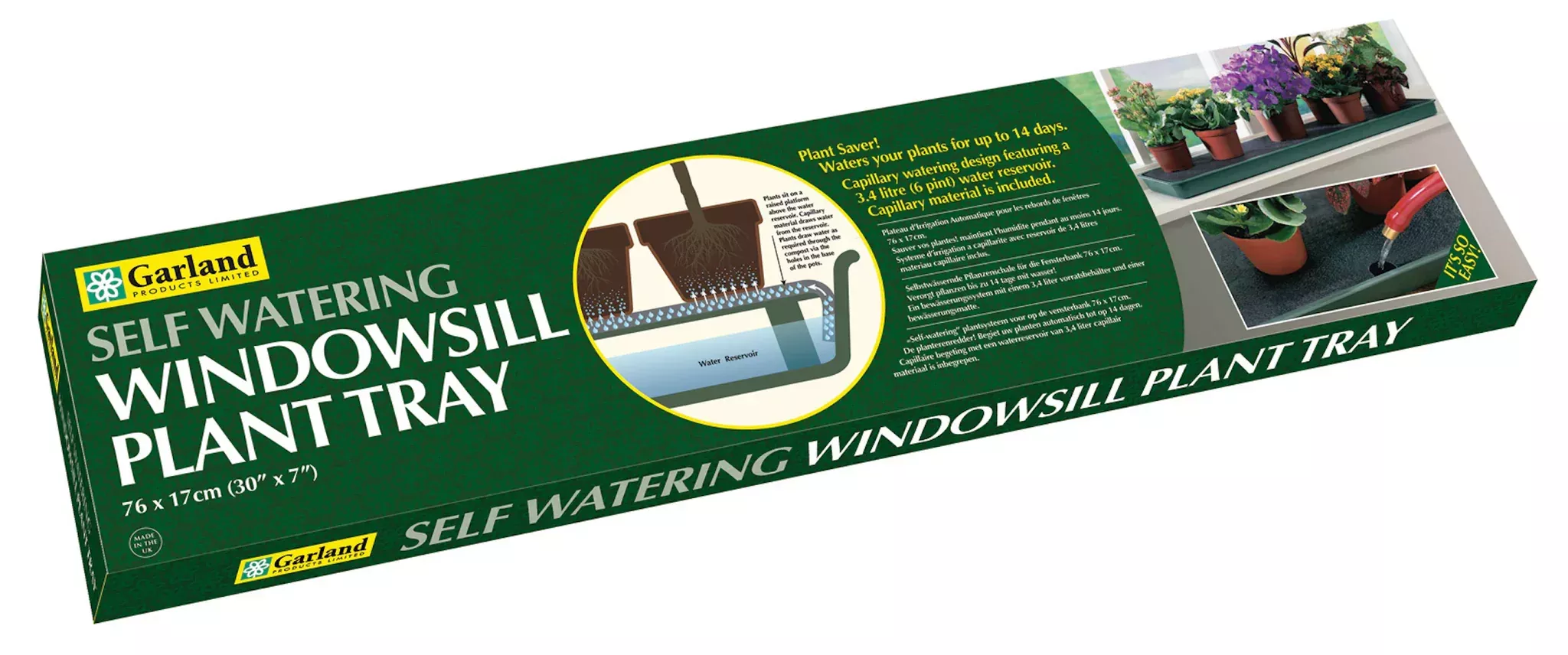 Garland - Self Watering Windowsill Plant Tray