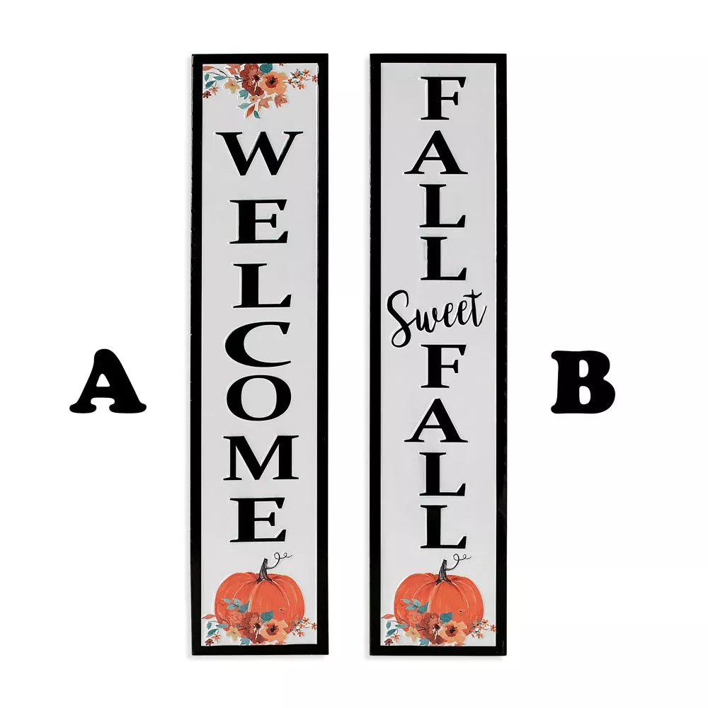 Gerson Company, Harvest Metal Wall Sign, Sold Separately, 36"H
