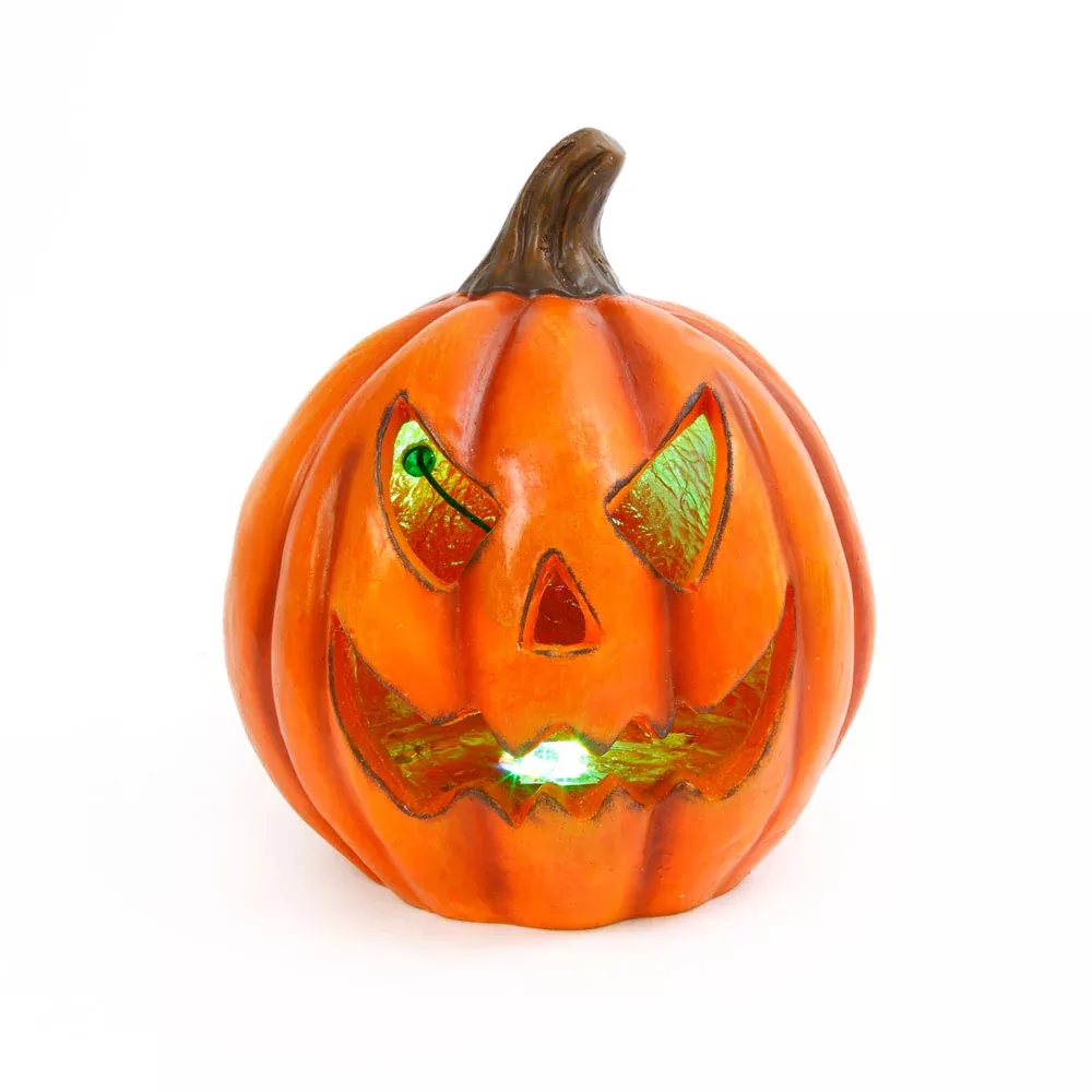 Gerson Company, Pumpkin Halloween Electric Magnesium Smoking, 14.3"H