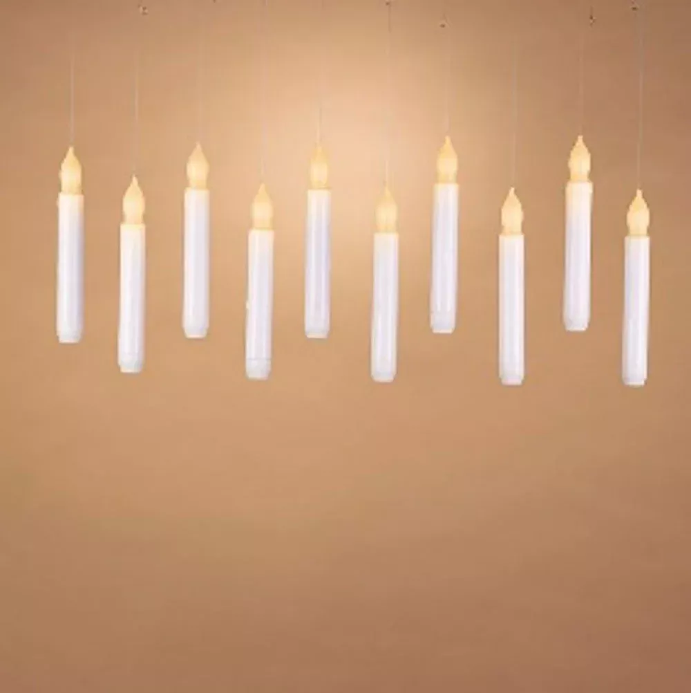 Gerson, Floating Candle String Light, 10ct