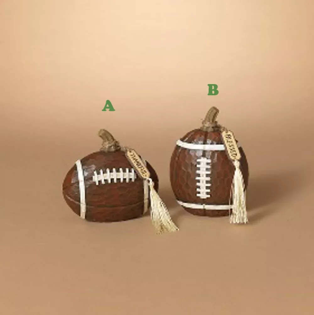 Gerson, Harvest Pumpkin Football, Assorted & Sold Separately