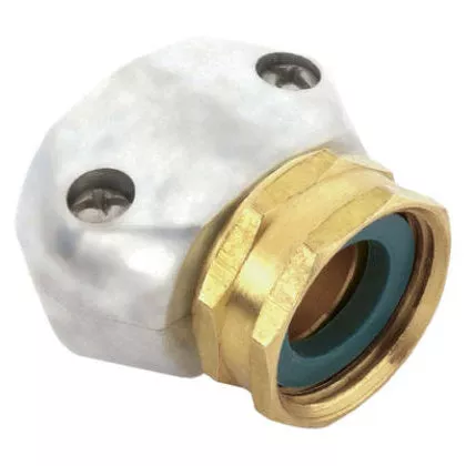 Gilmour Green Thumb Zinc Female Coupling for Hose, 5/8 in. and 3/4 in.