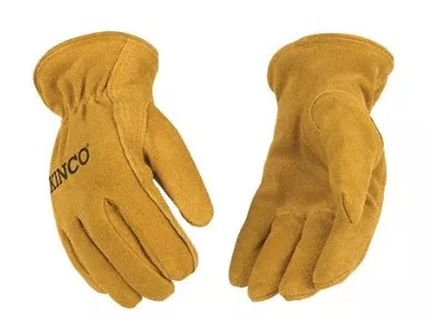 Gloves Full Suede Cowhide Leather XL