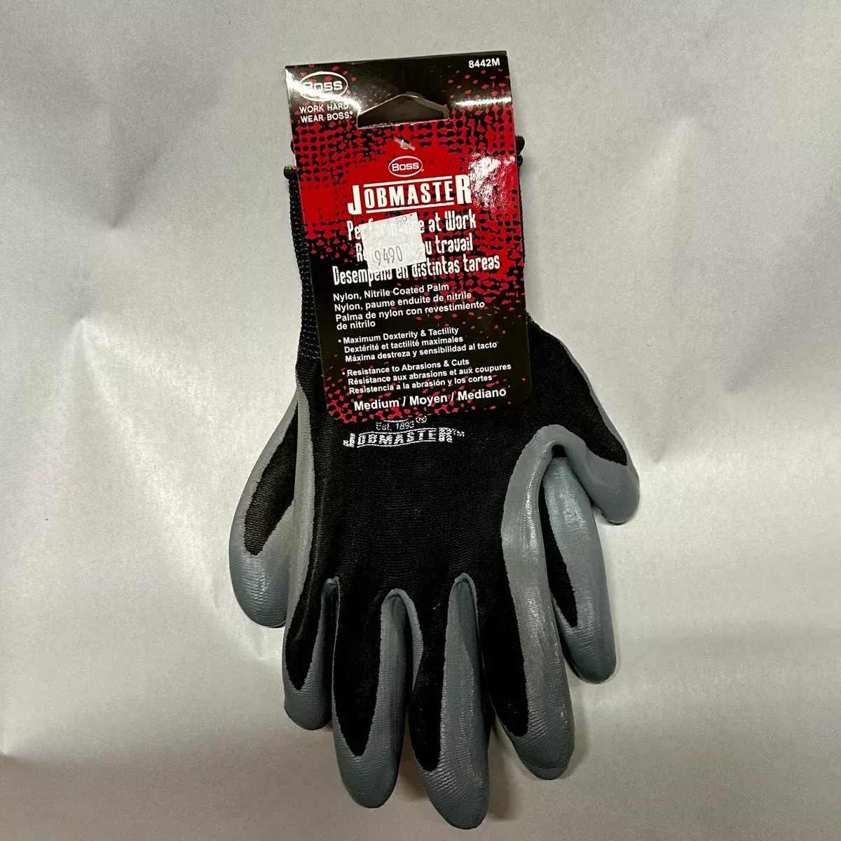 Gloves Nitrile Coated Medium