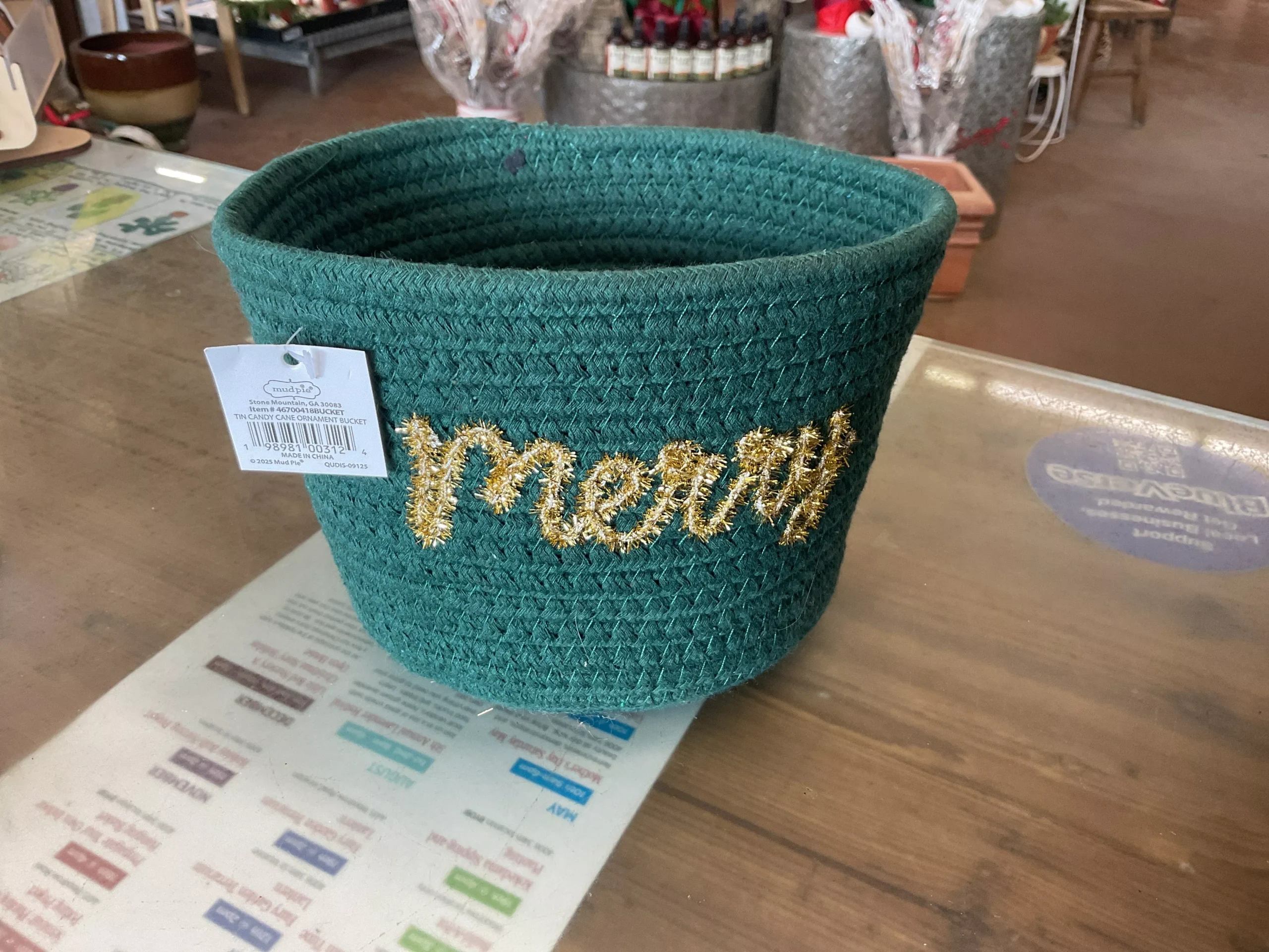 Green Merry Basket