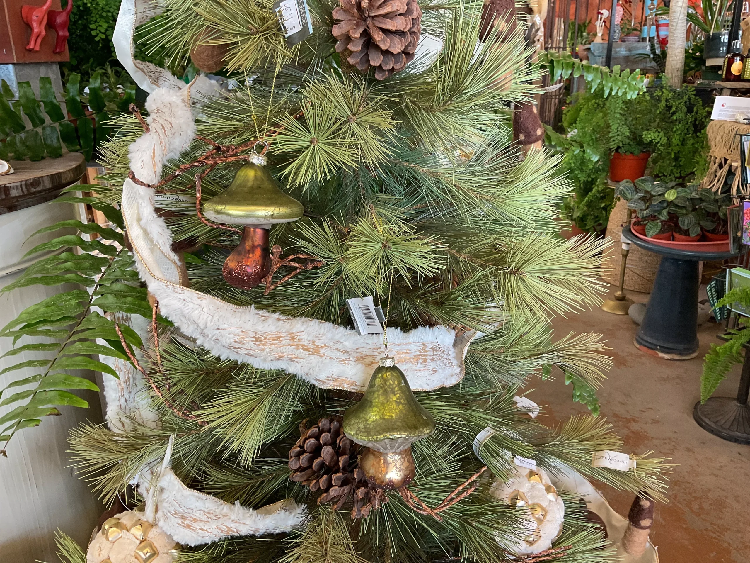 Green Mushroom Ornament