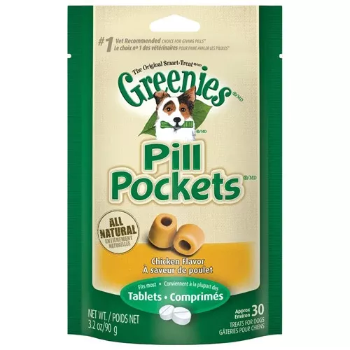 Greenies Pill Pockets Chicken, 3.2 oz.