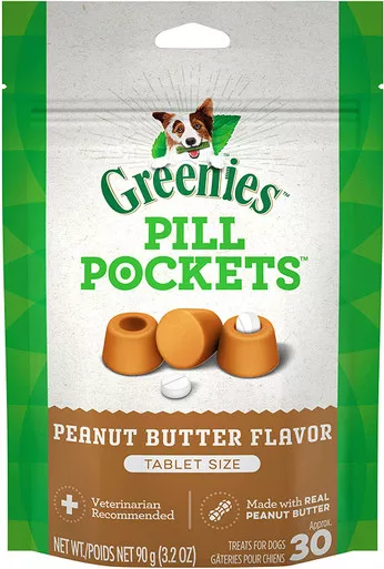 GreeniesPillPocket Dog Peanut Butter Tablet 3.2oz