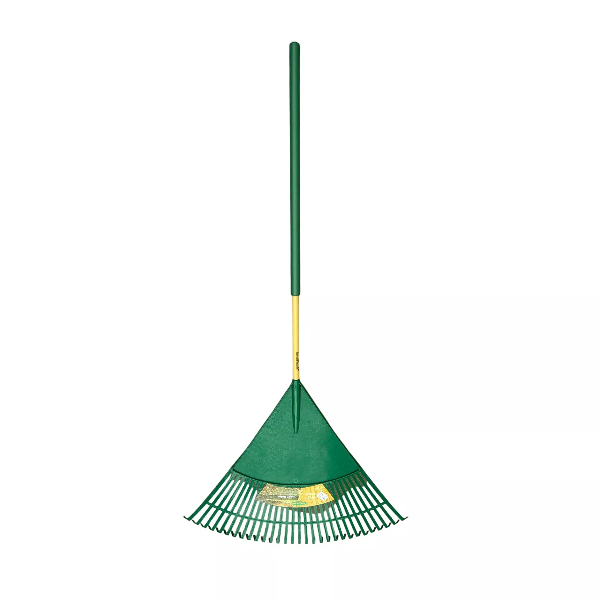 GreenThumb Polyethylene Lawn Rake, 32 In. Head, 48 In. Cushioned Handle