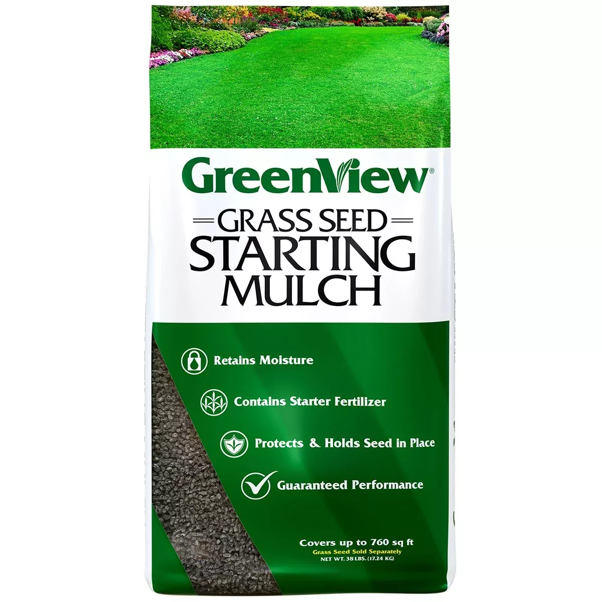 GreenView Grass Seed Starting Mulch - 18lb - 360sq ft