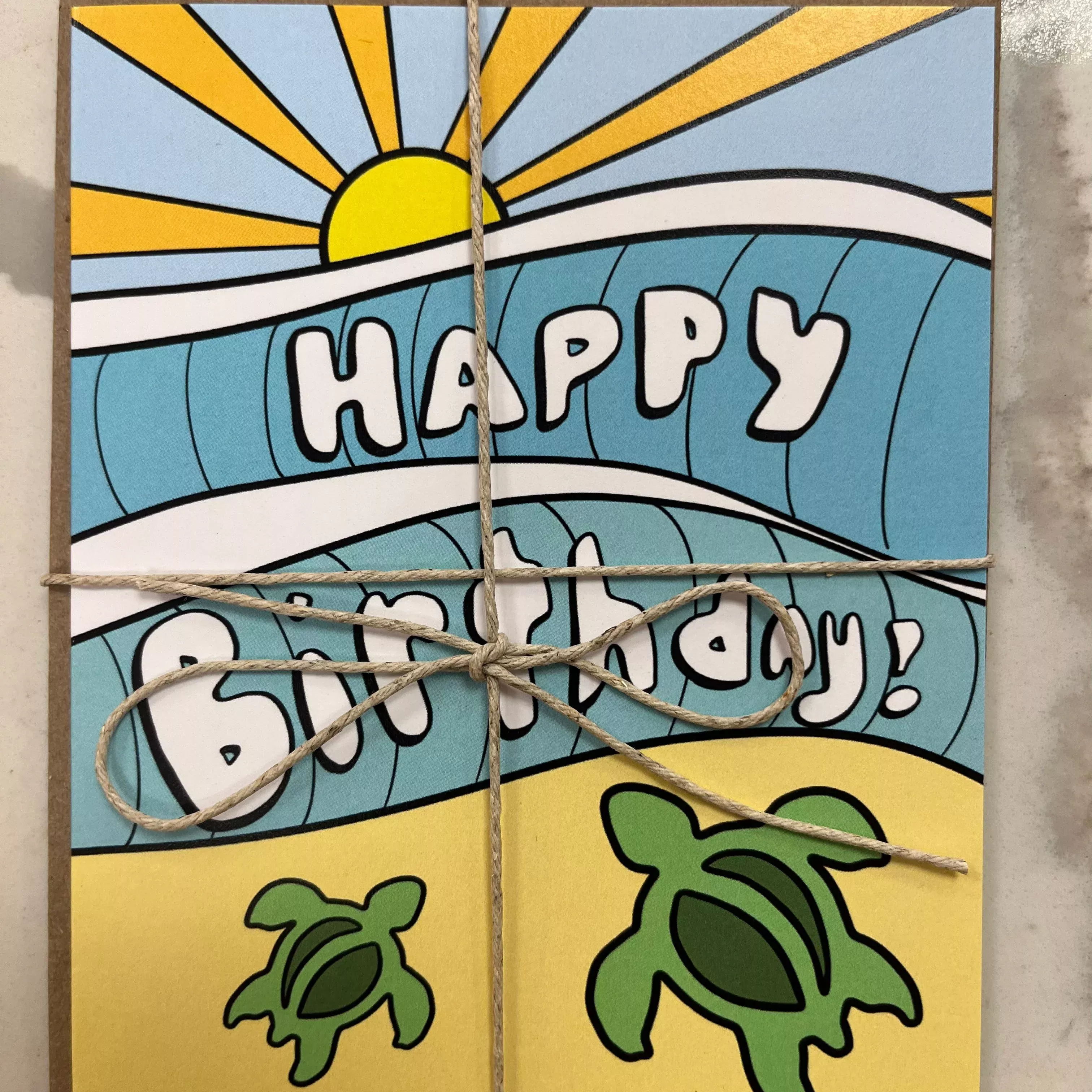Greeting Card - Honu Birthday