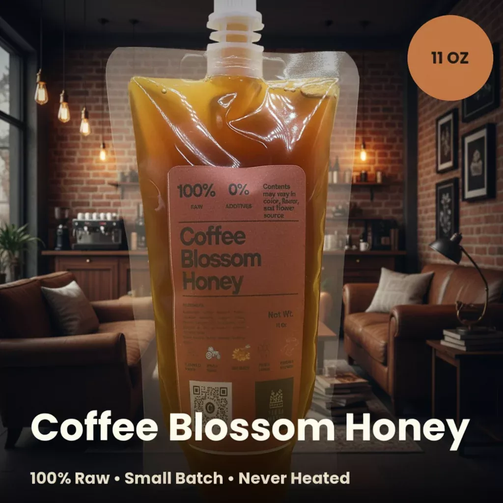 Guatemalan Coffee Blossom Honey – Raw, Single-Origin Honey from Highland Coffee Farms | Floral, Caramel & Fruit Notes