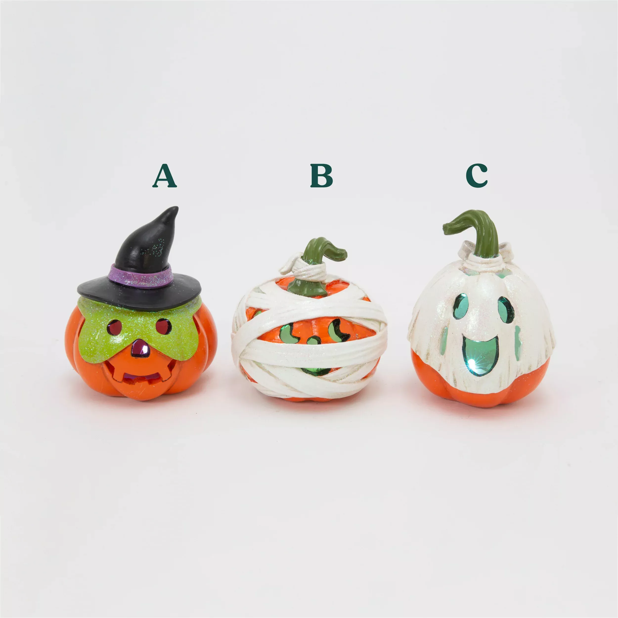 Halloween Jack-O-Lantern Light - Assorted Styles, Sold Separately - Gerson Company
