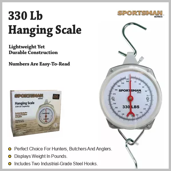 Hanging scale 330 lb. capacity