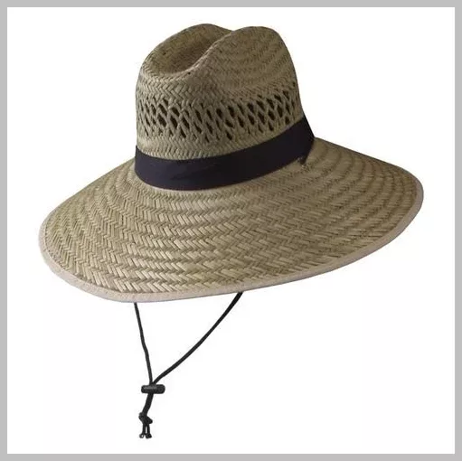 Hat Straw Classic Sun Buster Lifeguard