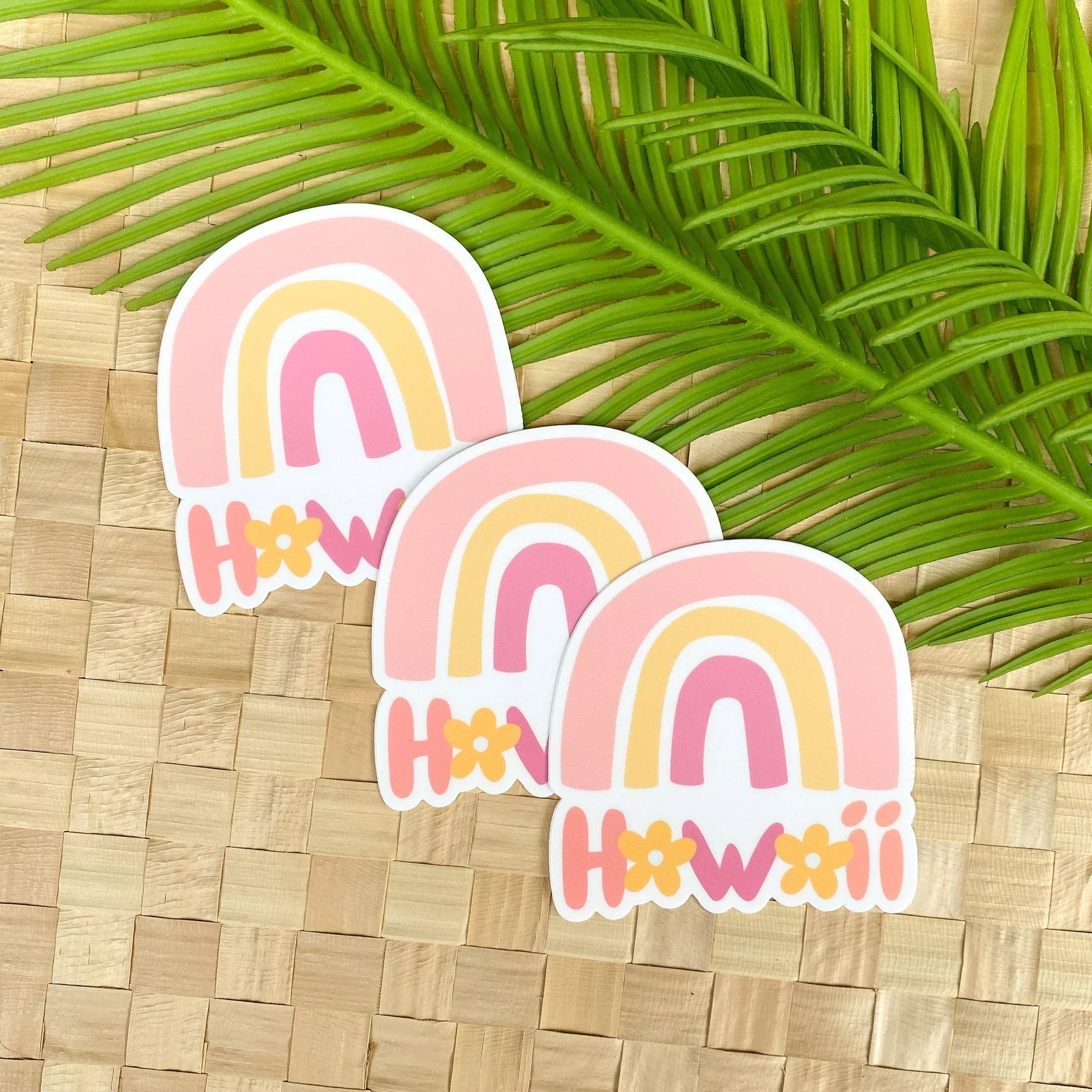 Hawaiian Rainbow Sticker