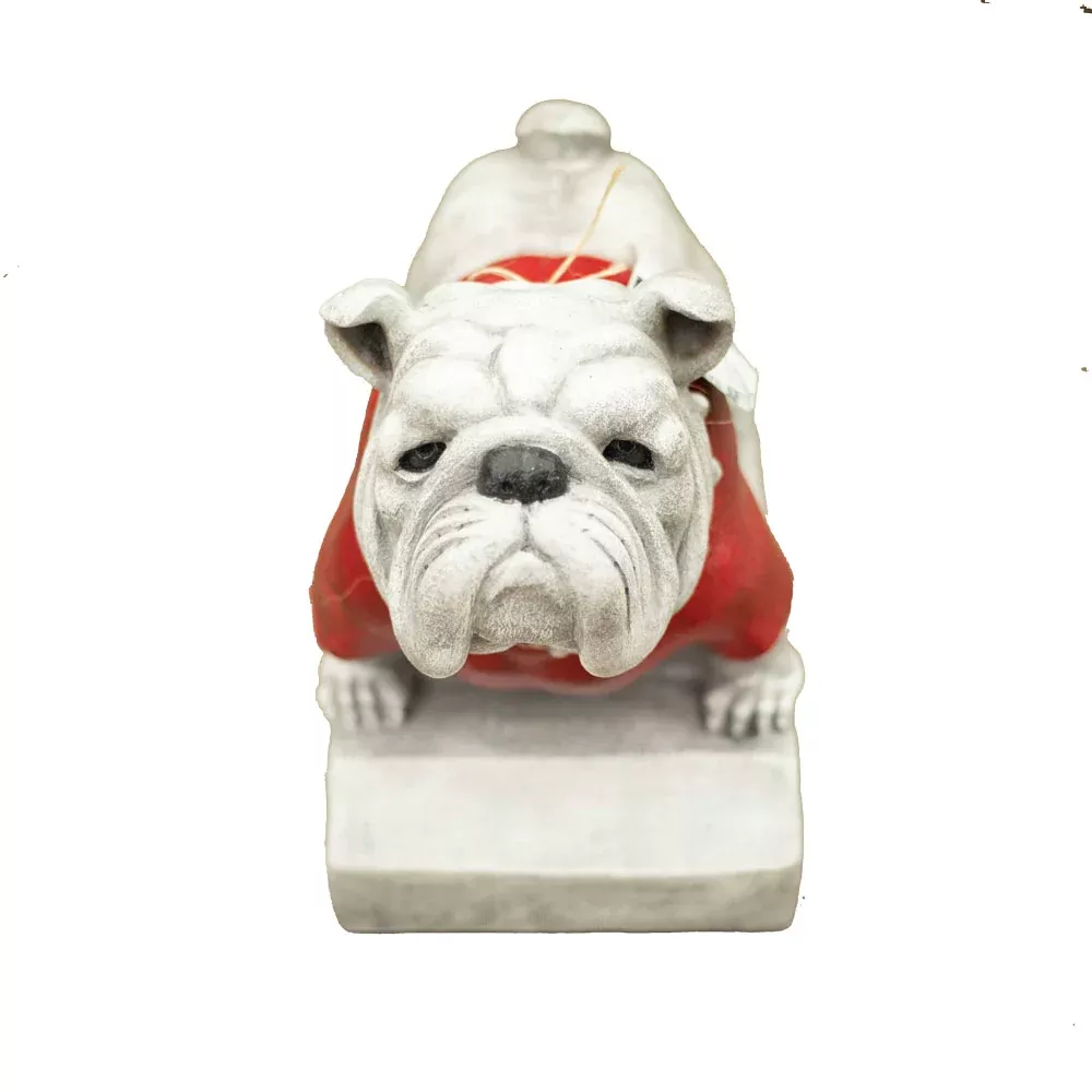Henri Studio, English Bulldog W/Red Sweater