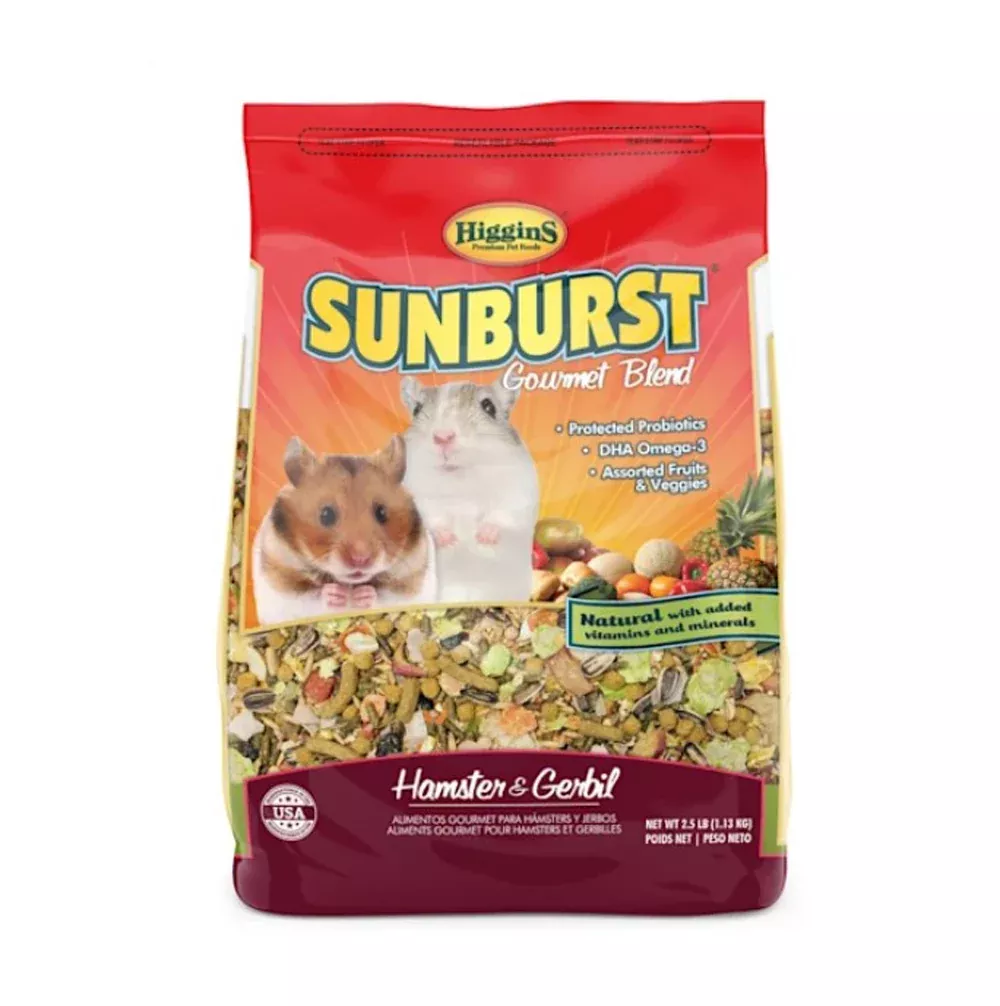 Higgins, Sunburst Hamster/ Gerbil Food, 2.5 lb.