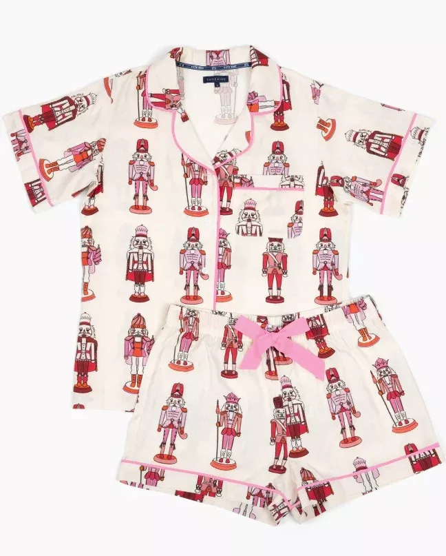 Holiday March Pajama Shorts Set