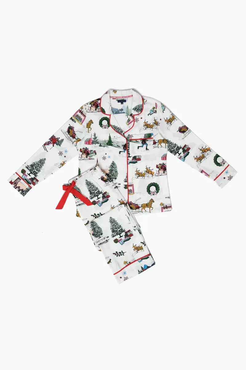 Holiday Toile Pajama Pants Set