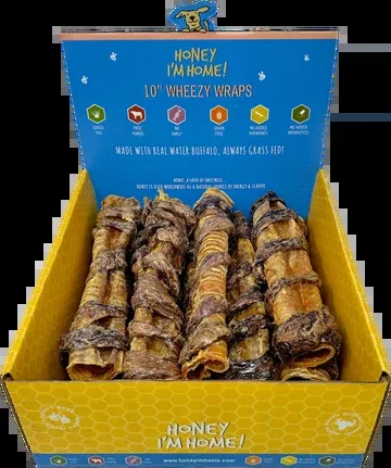 Honey I'm Home! Wheezy Wrap Dog Chew