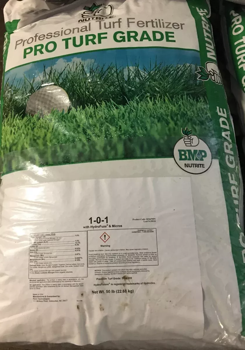 Hydrofuze Ironite Substitute 50# 1-0-1 12% Calcium 9.2% Sulfur 4% Iron