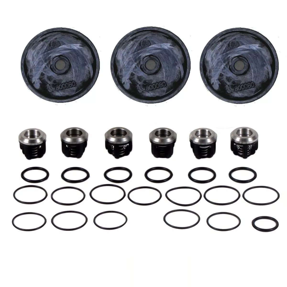 Hypro D403 Buna (Black) Diaphragm Pump Repair Kits