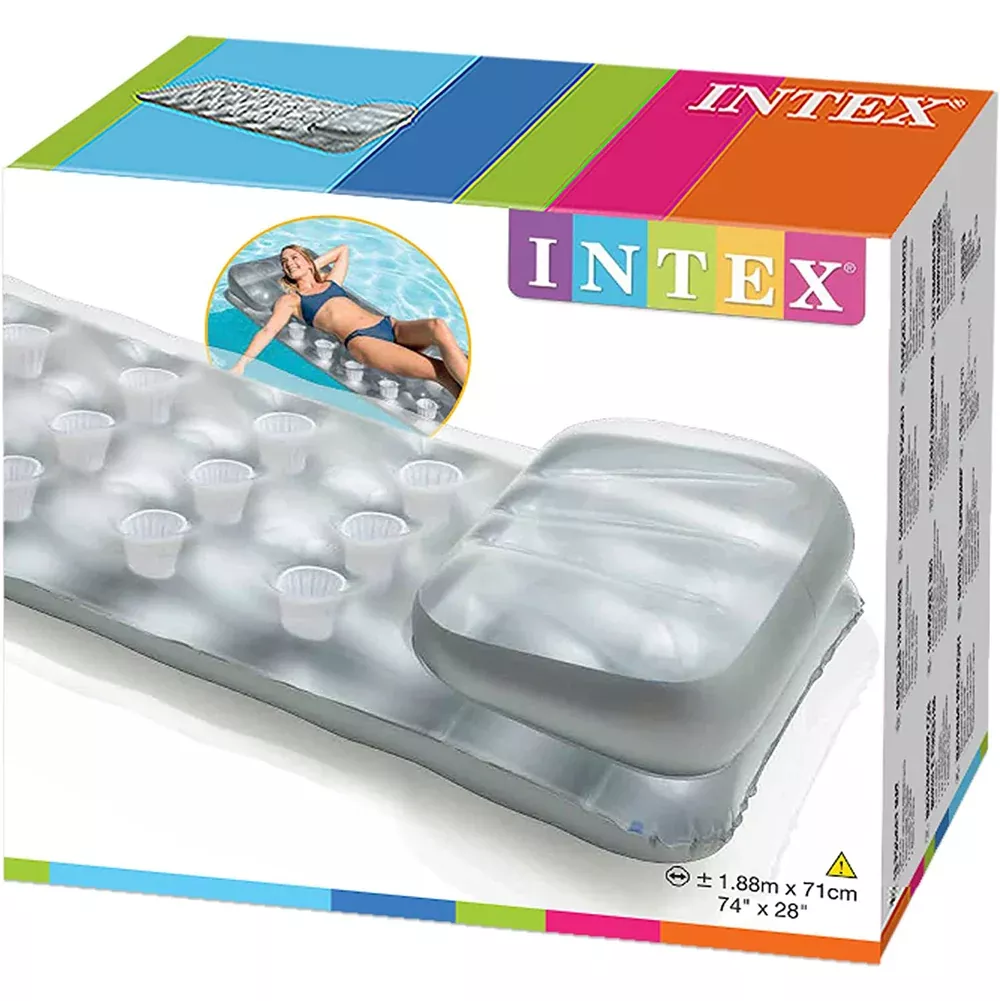 Intex, 18 pocket Suntanner Float