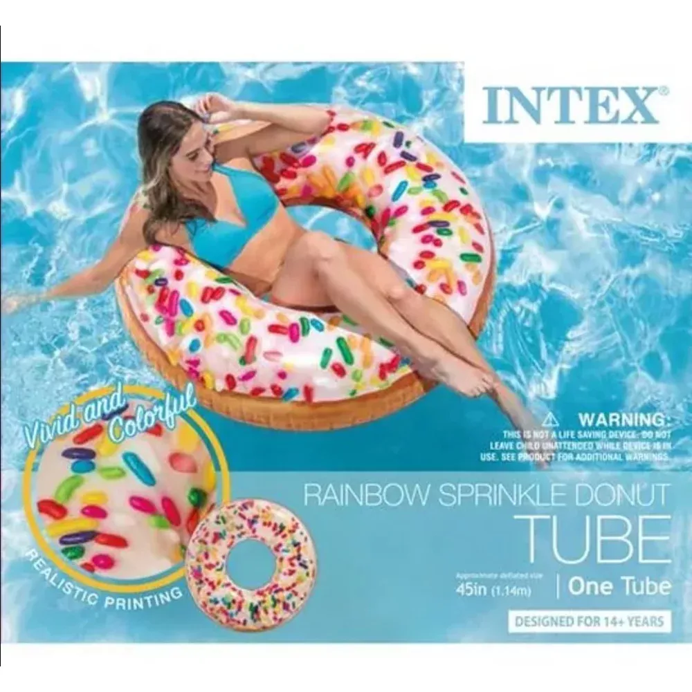 Intex, Sprinkle Donut Tube, 46"