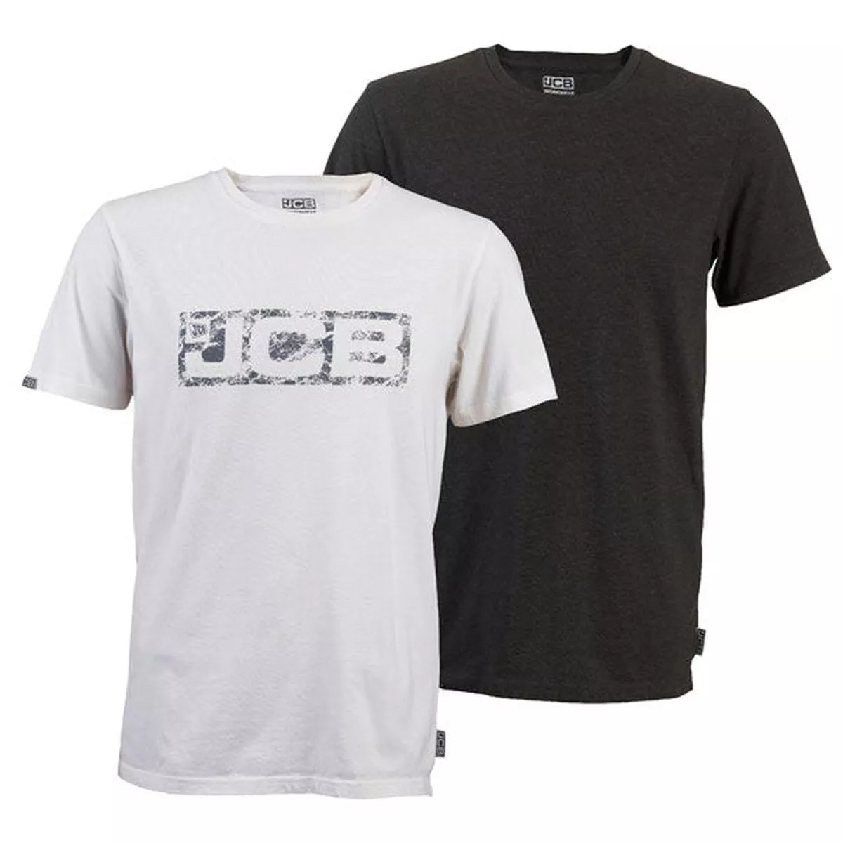 JCB Workwear Essential Twin Pack T-Shirts – {ALL COLOURS / SIZES} – L