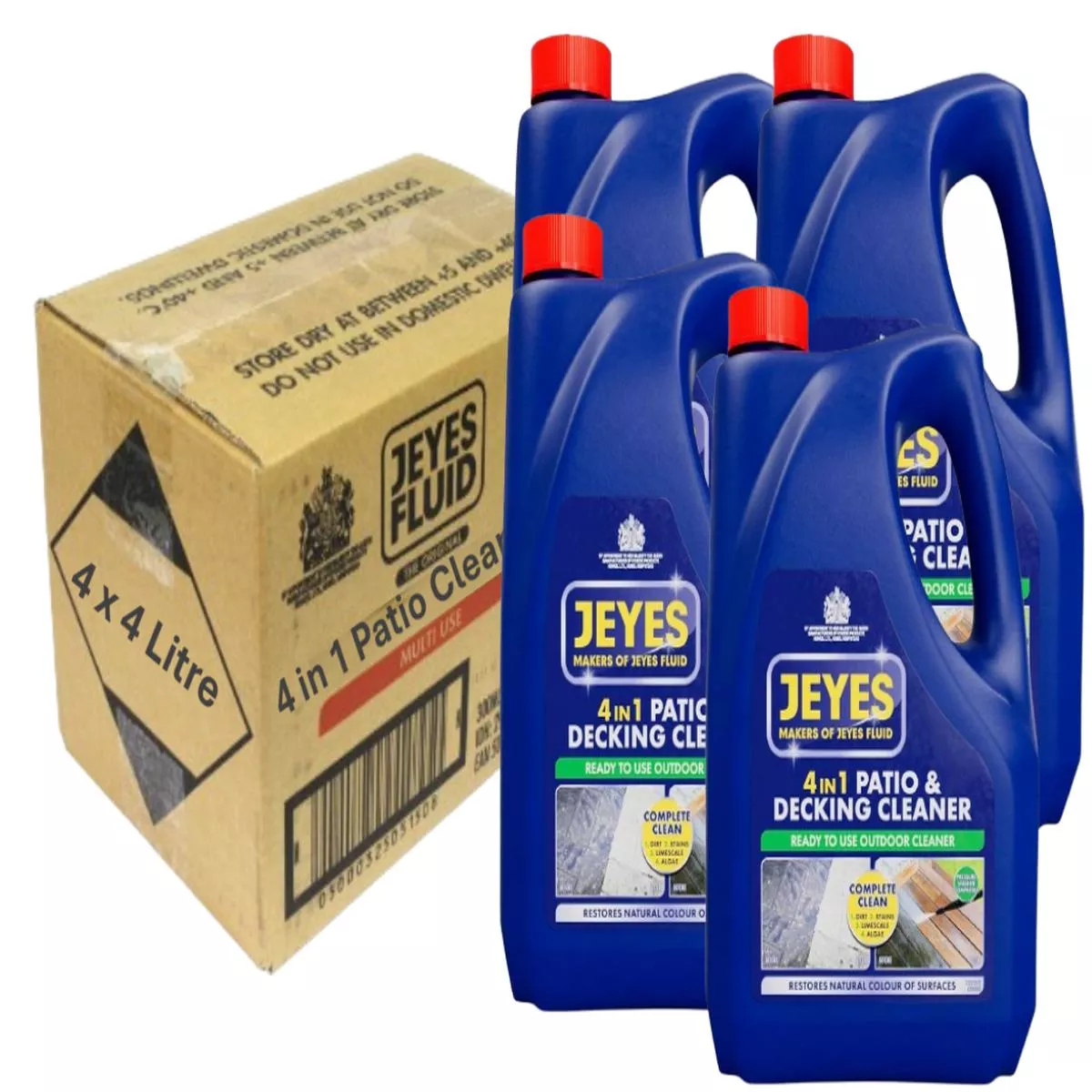 Jeyes 4in1 Patio & Decking Power Concentrate 4 Litre – 1