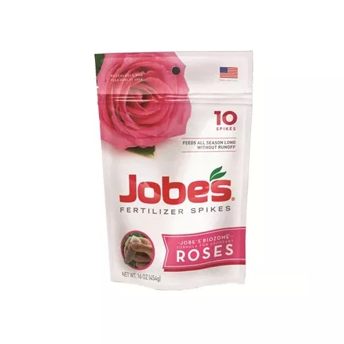 Jobe's Fertilizer Spikes for Roses, 10 Pack