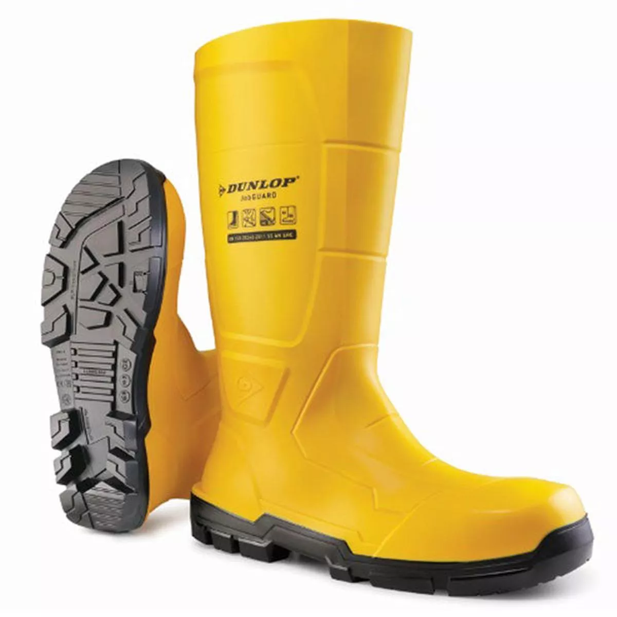 Jobguard Acifort Full Safety Wellington Yellow ALL SIZES